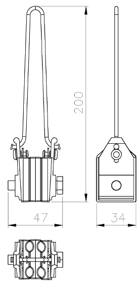 Aнкерный зажим PA 435