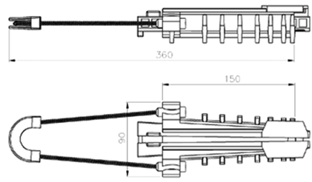 Анкерный зажим PA 2000-95